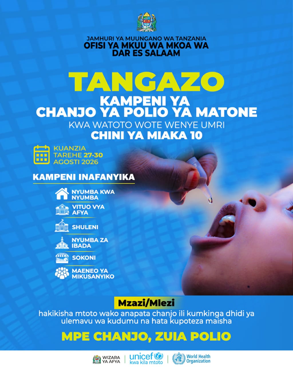 CHANJO YA POLIO